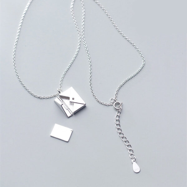 Fashion Jewelry Envelop Necklace Women Lover Letter Pendant Best Gifts For Girlfriend - Image 7